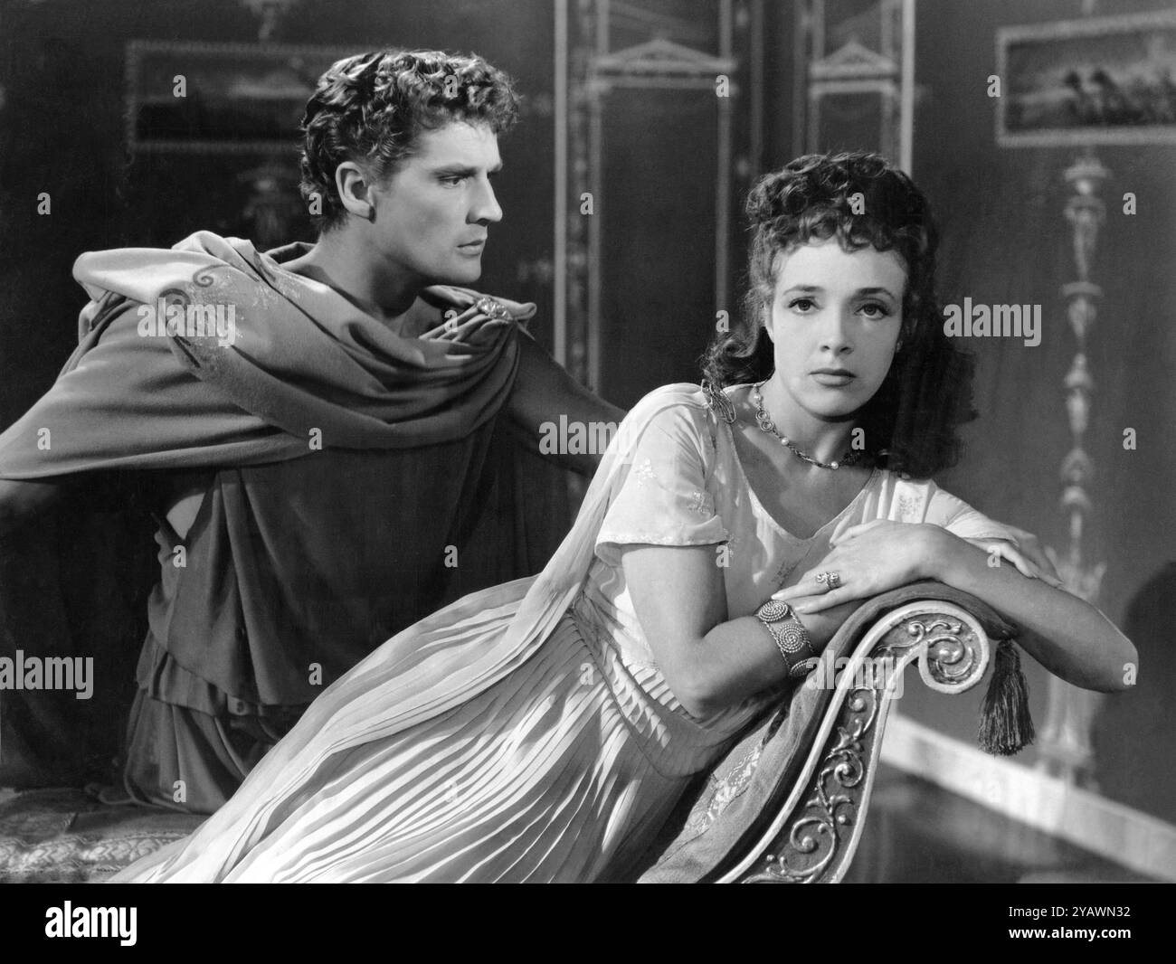 Gli ultimi giorni di Pompei anno : 1950 Francia / Italie Direttore : Marcel l'Herbier, Paolo Moffa Georges Marchal, Micheline Presle Foto Stock