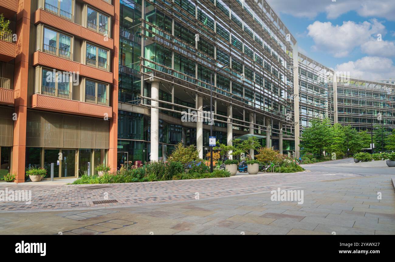 Sede centrale di meta a Kings Cross Londra Foto Stock