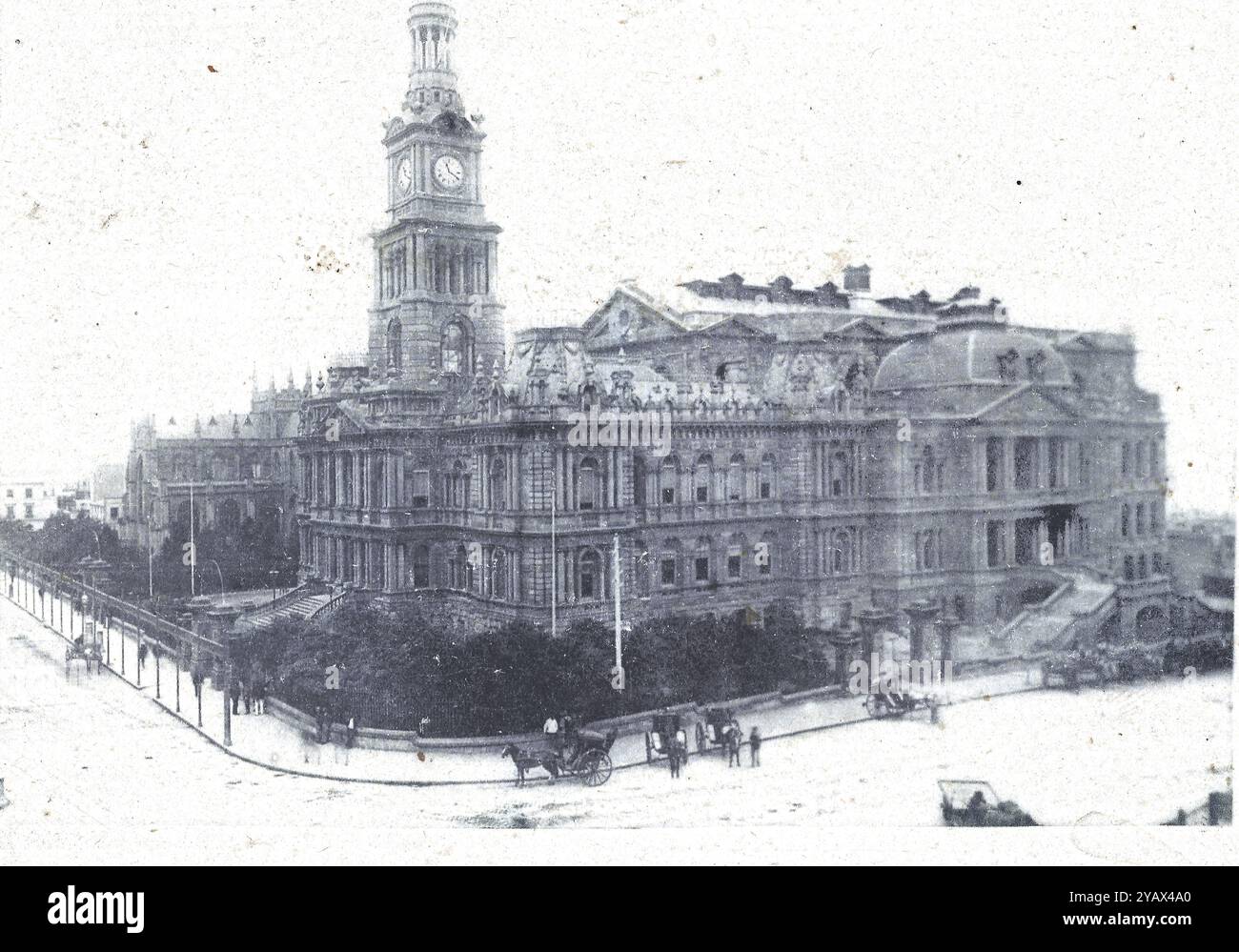 Municipio di Sydney 1892. Sydney, Australia. Foto Stock