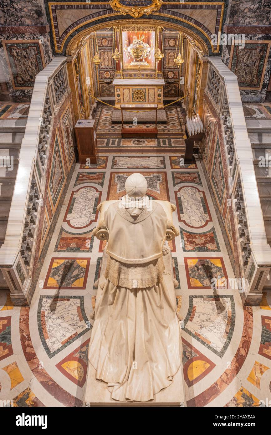 Interno della Basilica di Santa Maria maggiore. Basilica paleocristiana. Roma, Italia Foto Stock