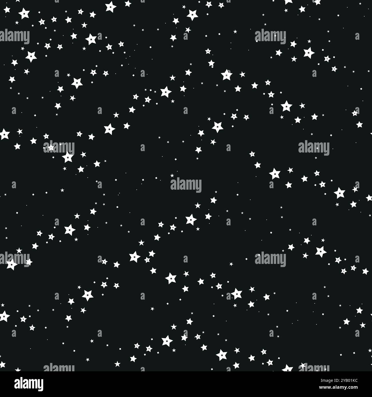 Simpatico motivo stellato senza cuciture Illustrazione Vettoriale