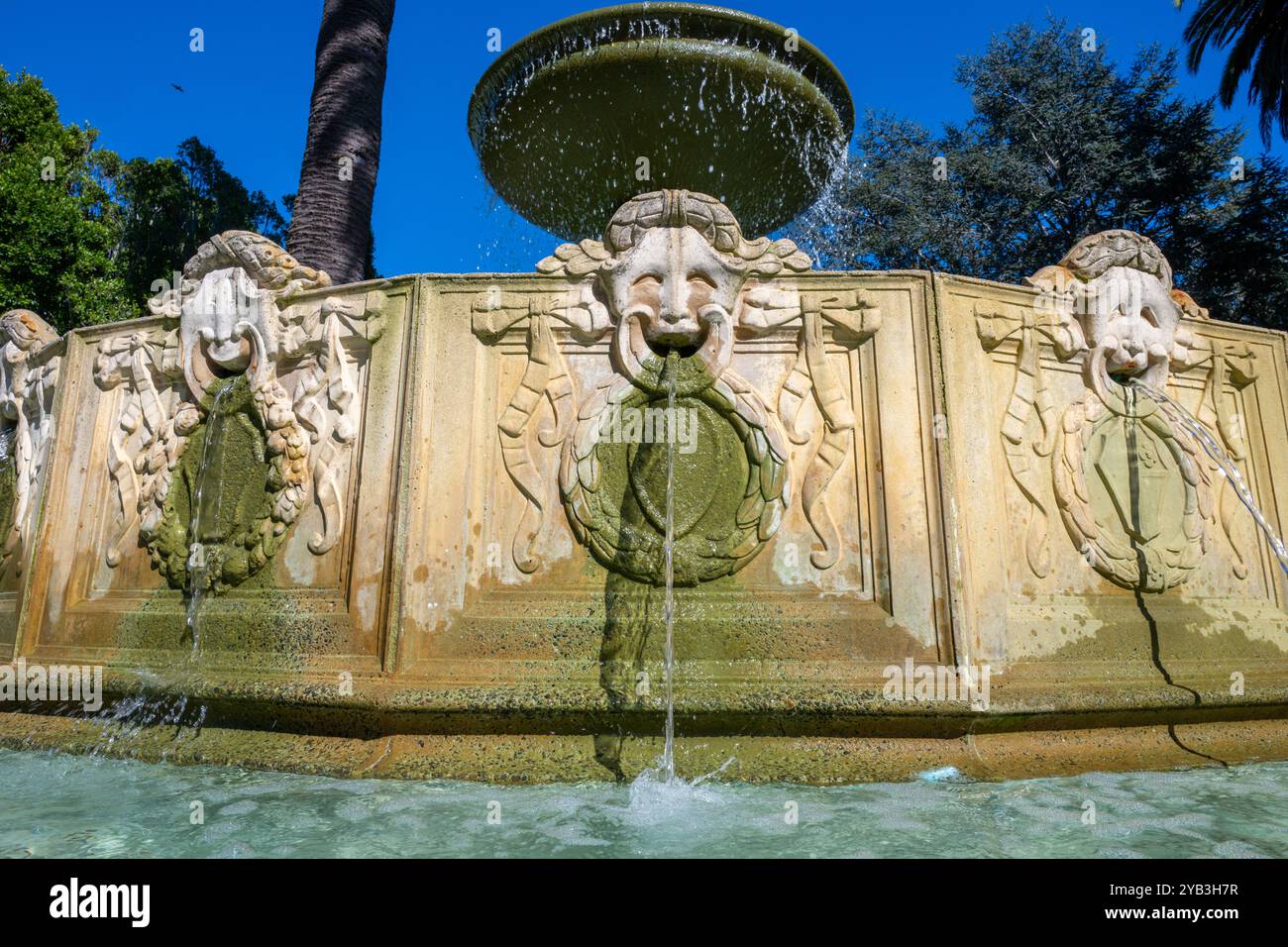 Viña del Mar Park, Fountain, Sausalito, California, Stati Uniti Foto Stock