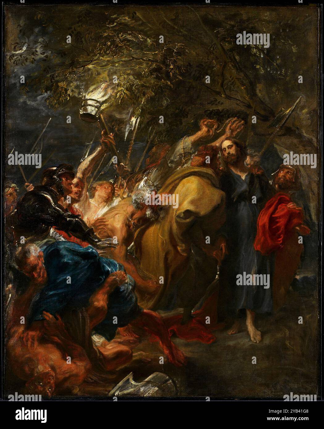 Il tradimento di Cristo. Anthony van Dyck. c. 1618-1620. Foto Stock