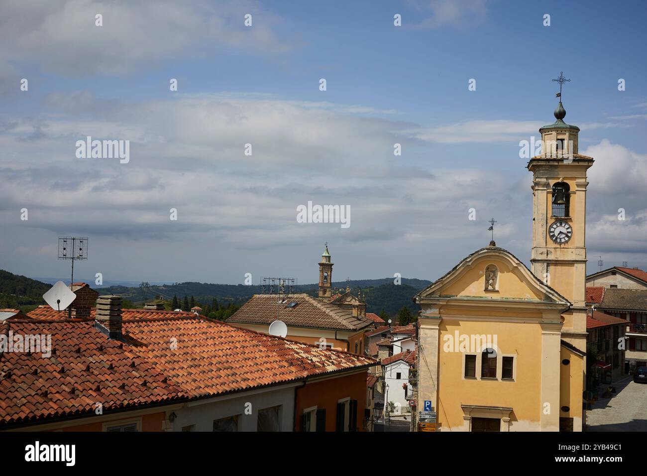 Chiesa di San Giovanni Decollato, Murazzano, Cuneo, Piemonte, Italia Foto Stock