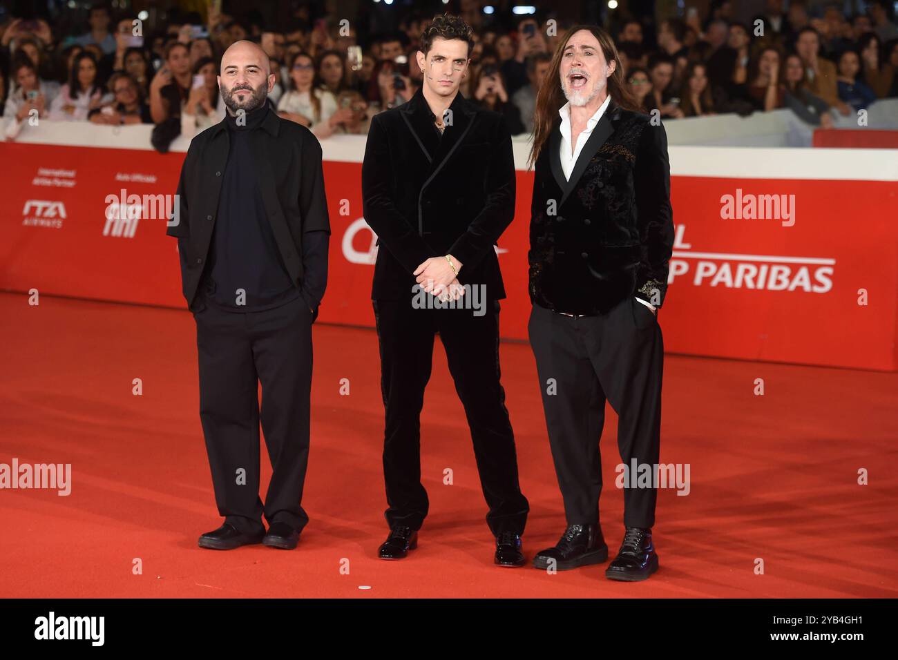 Cerimonia di apertura e Berlinguer - la grande ambizione Berlinguer - il tappeto rosso la grande ambizione Giuliano Sangiorgi, Achille Lauro, Manuel Agnelli partecipa alla cerimonia di apertura e Berlinguer - la grande ambizione Berlinguer - il tappeto rosso la grande ambizione durante il 19° Festival del Cinema di Roma all'Auditorium Parco della musica il 16 ottobre 2024 a Roma, Italia. Imago-images/Emmefoto Copyright: XImago-images/Emmefotox Foto Stock