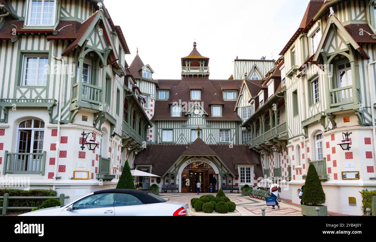 Deauville, Francia, Hôtel Barrière le Normandy Deauville, solo editoriale Foto Stock