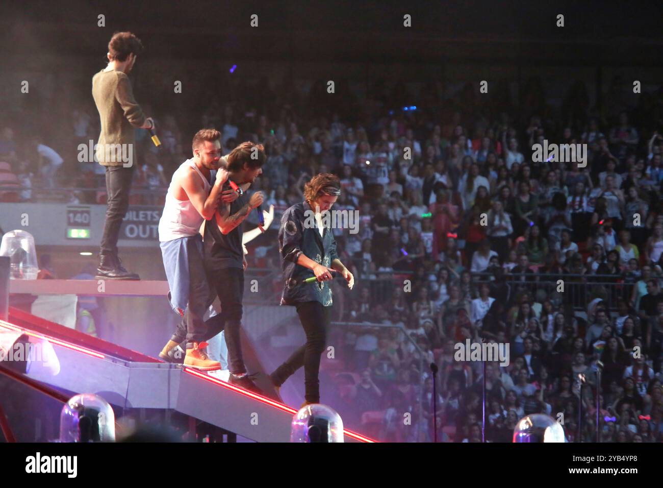 REGNO UNITO. 16 ottobre 2024. Foto del file Liam Payne una direzione dello spettacolo britannico Liam Payne è morto dopo essere caduto dal terzo piano di un hotel a Buenos Aires, secondo i funzionari locali. Aveva 31 anni. Data foto: Mercoledì 16 ottobre 2024. Credito: Glamourstock/Alamy Live News Foto Stock