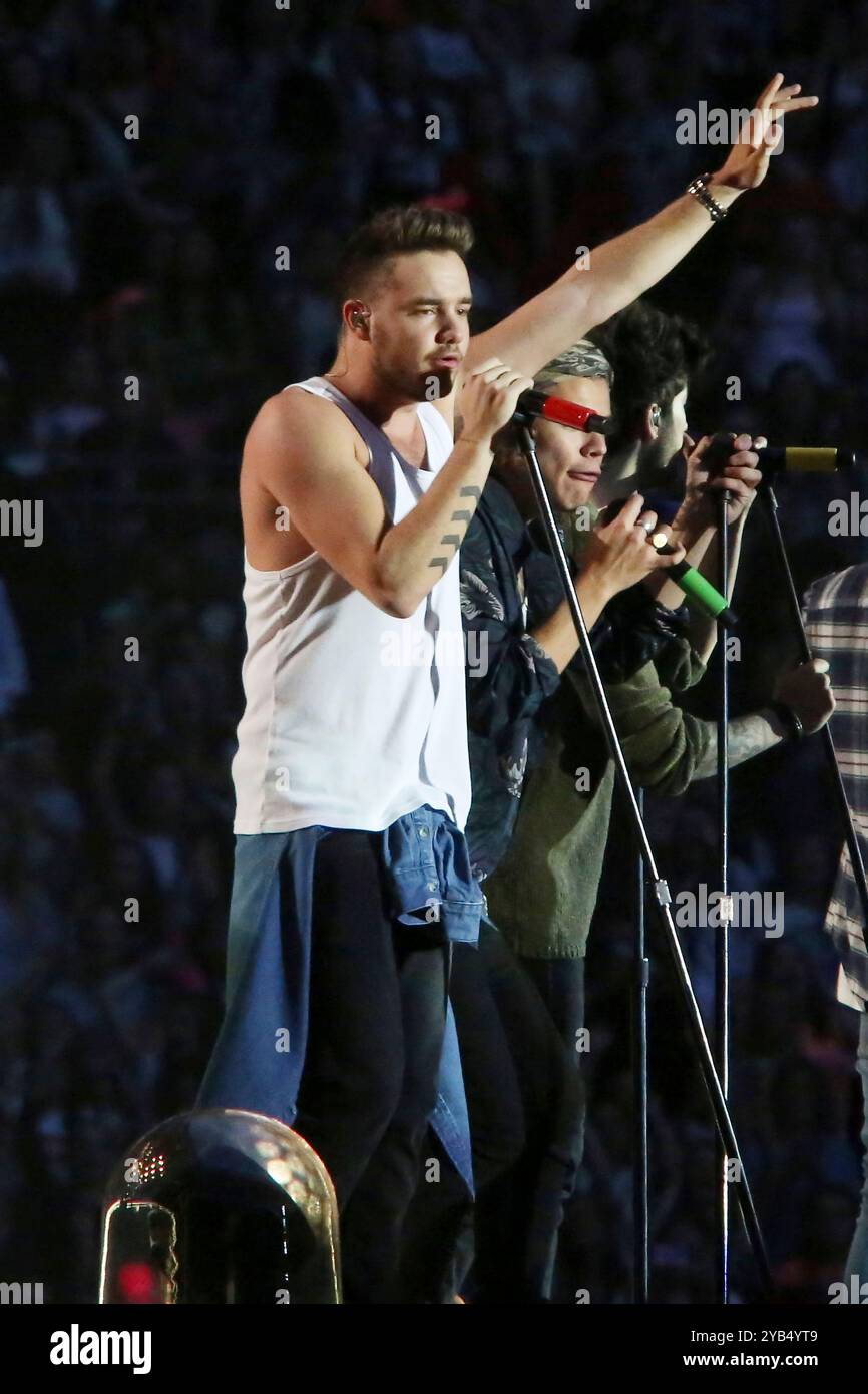 REGNO UNITO. 16 ottobre 2024. Foto del file Liam Payne una direzione dello spettacolo britannico Liam Payne è morto dopo essere caduto dal terzo piano di un hotel a Buenos Aires, secondo i funzionari locali. Aveva 31 anni. Data foto: Mercoledì 16 ottobre 2024. Credito: Glamourstock/Alamy Live News Foto Stock
