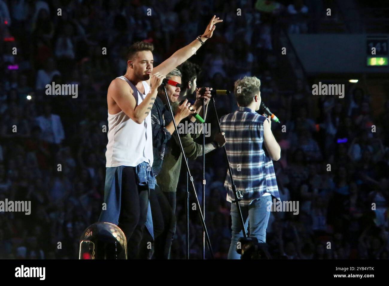 REGNO UNITO. 16 ottobre 2024. Foto del file Liam Payne una direzione dello spettacolo britannico Liam Payne è morto dopo essere caduto dal terzo piano di un hotel a Buenos Aires, secondo i funzionari locali. Aveva 31 anni. Data foto: Mercoledì 16 ottobre 2024. Credito: Glamourstock/Alamy Live News Foto Stock