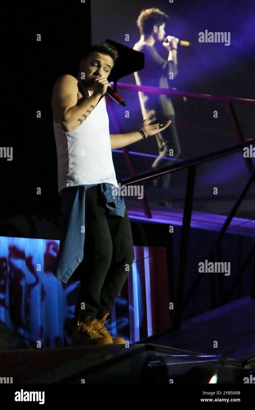 REGNO UNITO. 16 ottobre 2024. Foto del file Liam Payne una direzione dello spettacolo britannico Liam Payne è morto dopo essere caduto dal terzo piano di un hotel a Buenos Aires, secondo i funzionari locali. Aveva 31 anni. Data foto: Mercoledì 16 ottobre 2024. Credito: Glamourstock/Alamy Live News Foto Stock