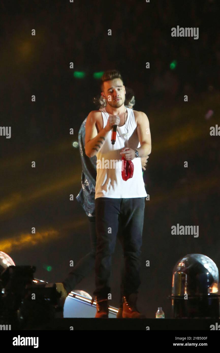 REGNO UNITO. 16 ottobre 2024. Foto del file Liam Payne una direzione dello spettacolo britannico Liam Payne è morto dopo essere caduto dal terzo piano di un hotel a Buenos Aires, secondo i funzionari locali. Aveva 31 anni. Data foto: Mercoledì 16 ottobre 2024. Credito: Glamourstock/Alamy Live News Foto Stock