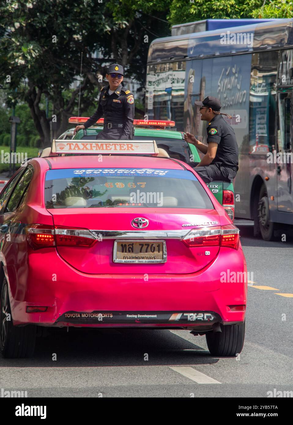 Polizia di Thailandia Foto Stock