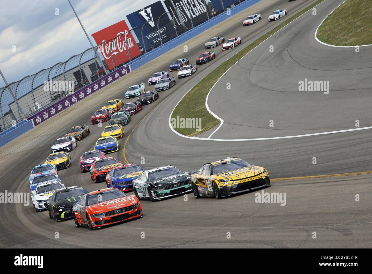 Christopher Bell corre per l'Ally 400 in Libano, TN, USA, Nord America Foto Stock