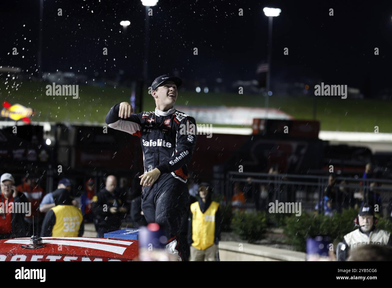 Corey Heim vince il premio Heart of America 200 a Kansas City, Kansas, USA, Nord America Foto Stock