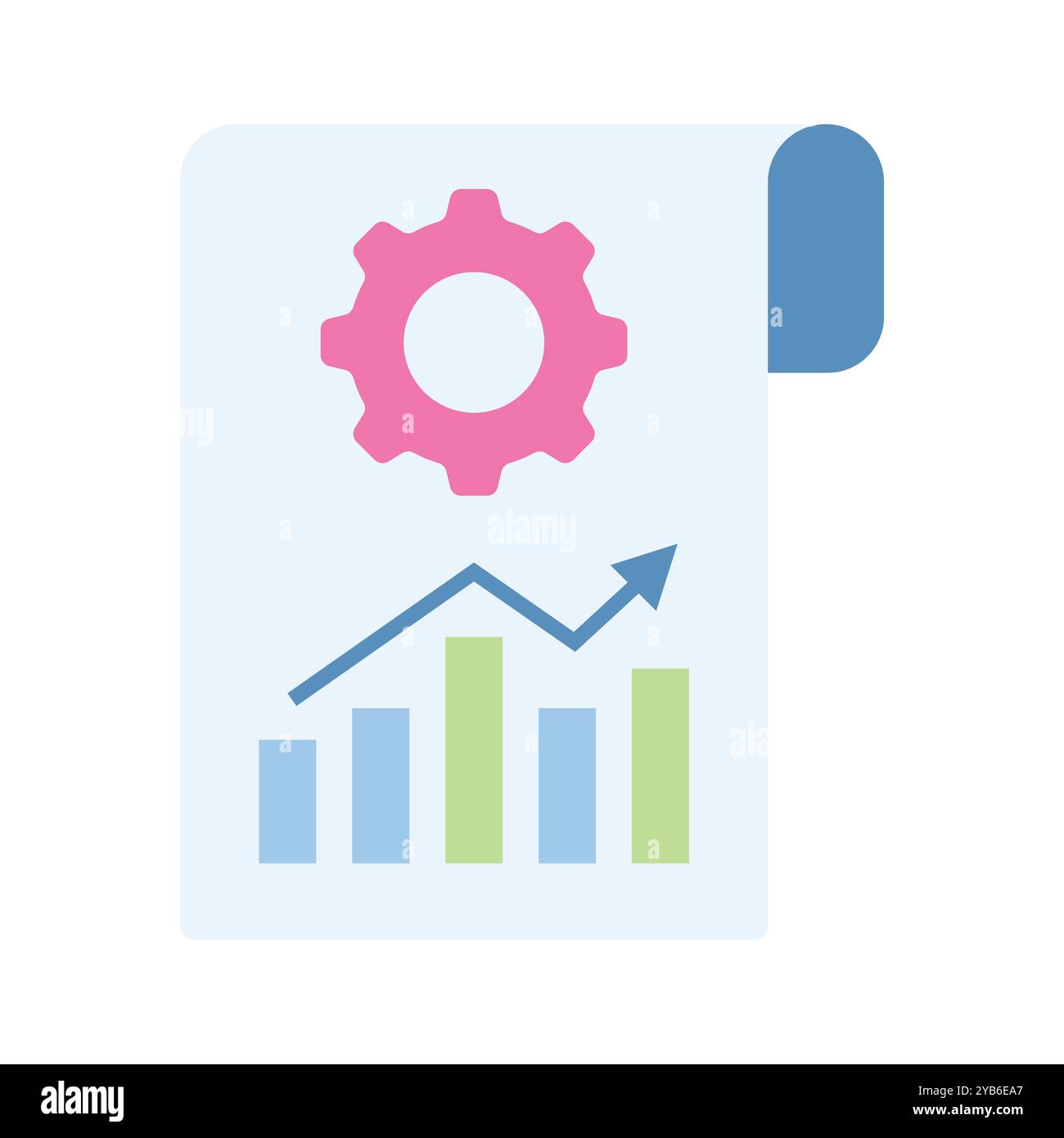 Scopri questa straordinaria icona dell'analisi dei dati in stile trendy, vettore premium dell'analisi dei dati Illustrazione Vettoriale