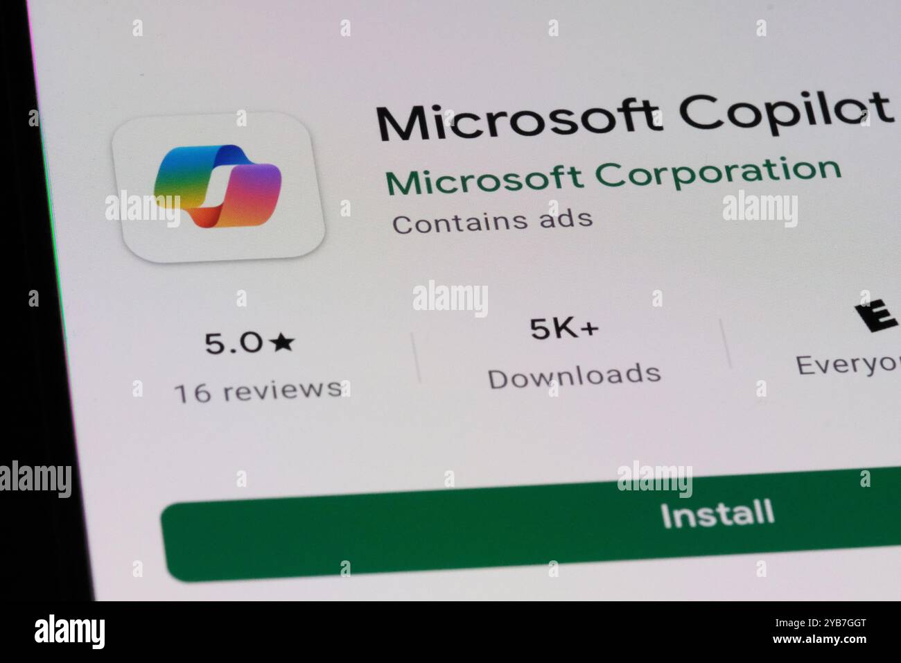 Icona dell'app Microsoft Copilot. Logo dell'applicazione chatbot ai Copilot Foto Stock
