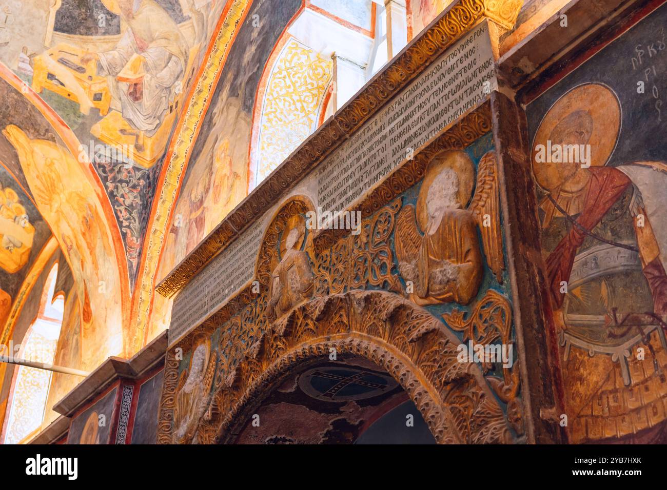 Chiesa di Chora, nota anche come Moschea Kariye a Istanbul. Istanbul Turchia - 8.17.2024 Foto Stock