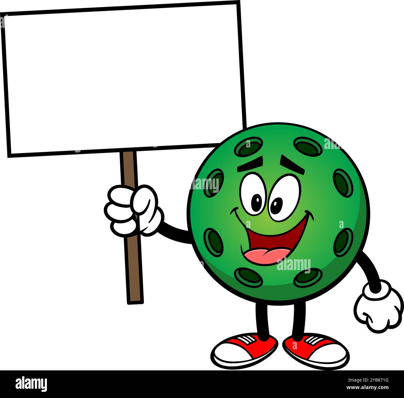 Sfera verde con segno, illustrazione vettoriale disegnata a mano, isolata su sfondo trasparente Illustrazione Vettoriale