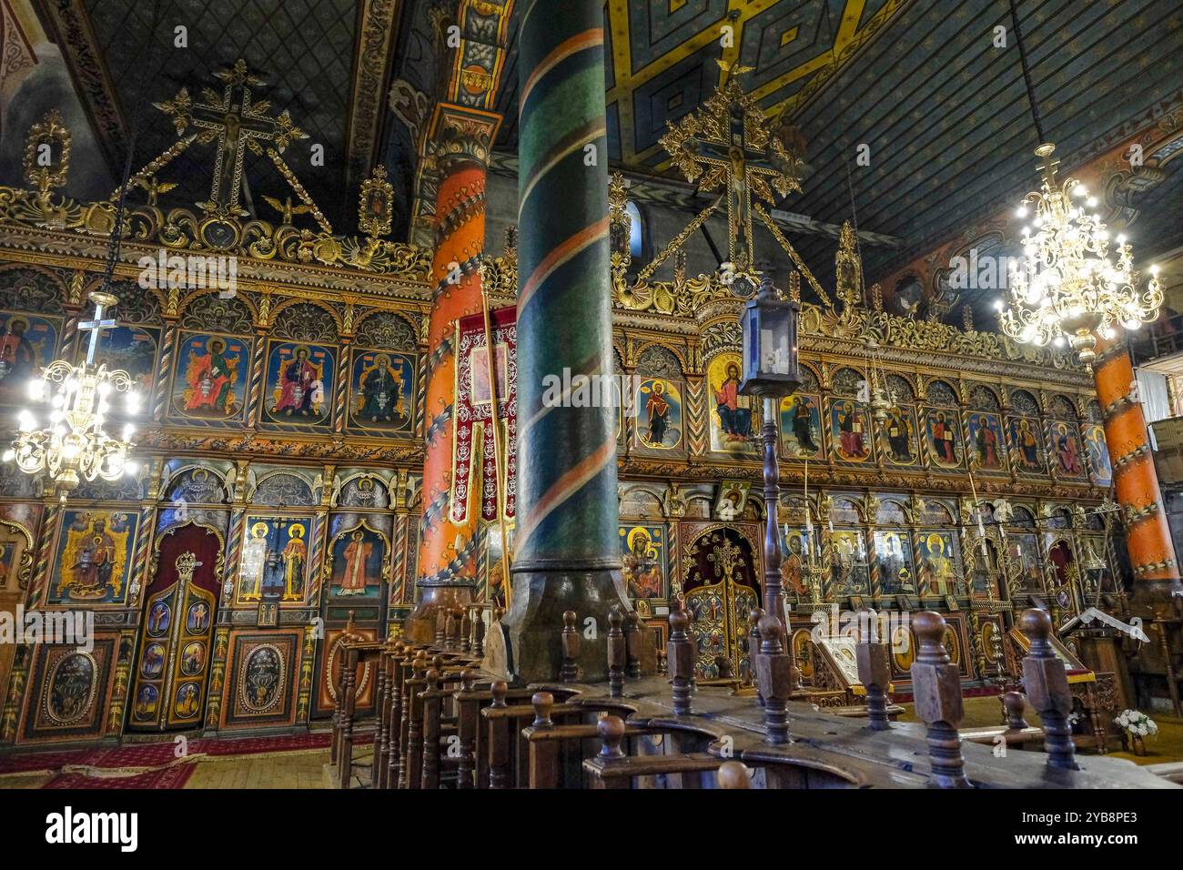 Bansko, Bulgaria - 9 ottobre 2024: Chiesa della Santissima Trinità è una chiesa ortodossa a Bansko, Bulgaria. Foto Stock