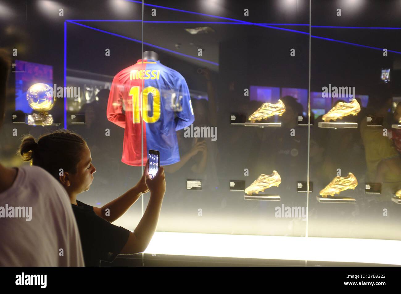 Museo F. C. di Barcellona Foto Stock