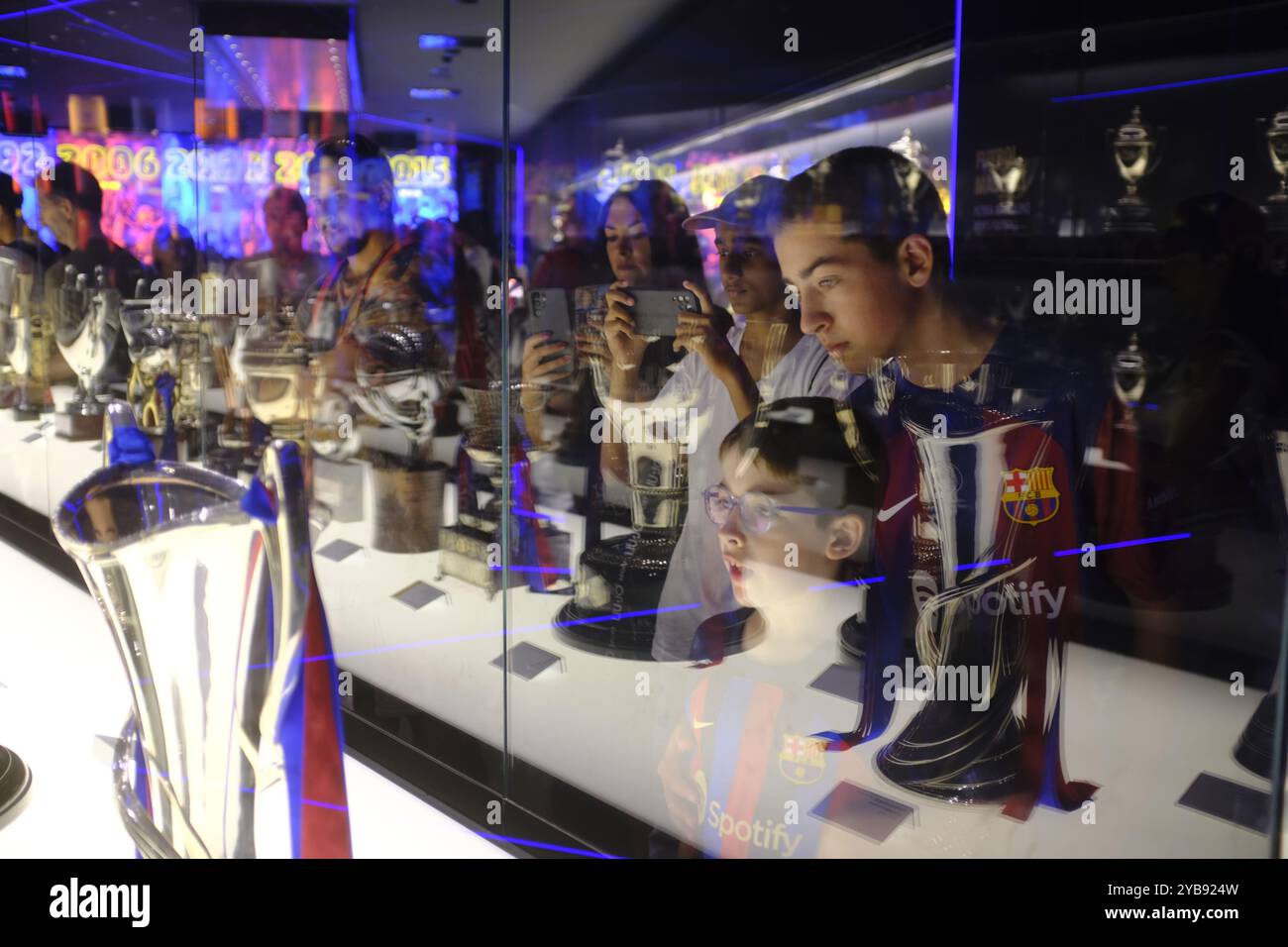 Museo F. C. di Barcellona Foto Stock