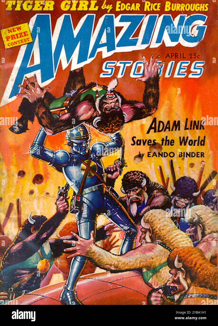 Amazing Stories Vol 16 # 4 aprile 1942. Foto Stock