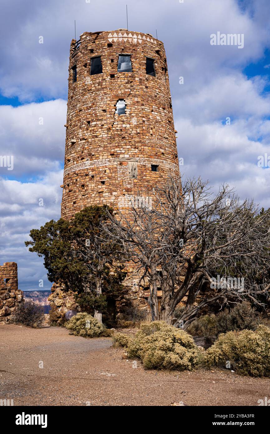 Il Parco Nazionale del Grand Canyon in Arizona è un sito Patrimonio dell'Umanità ed è considerato una delle meraviglie naturali del mondo Foto Stock