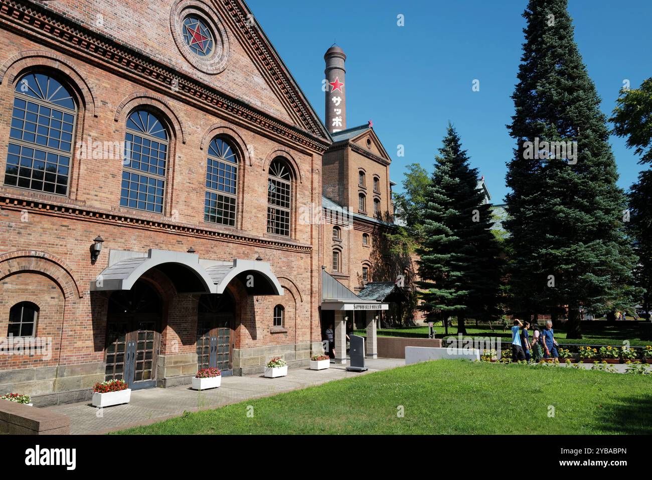 Vista esterna del Museo della birra di Sapporo. Sapporo, Hokkaido, Giappone Foto Stock