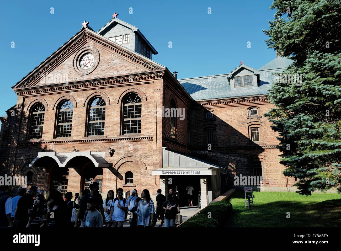 Vista esterna del Museo della birra di Sapporo. Sapporo, Hokkaido, Giappone Foto Stock