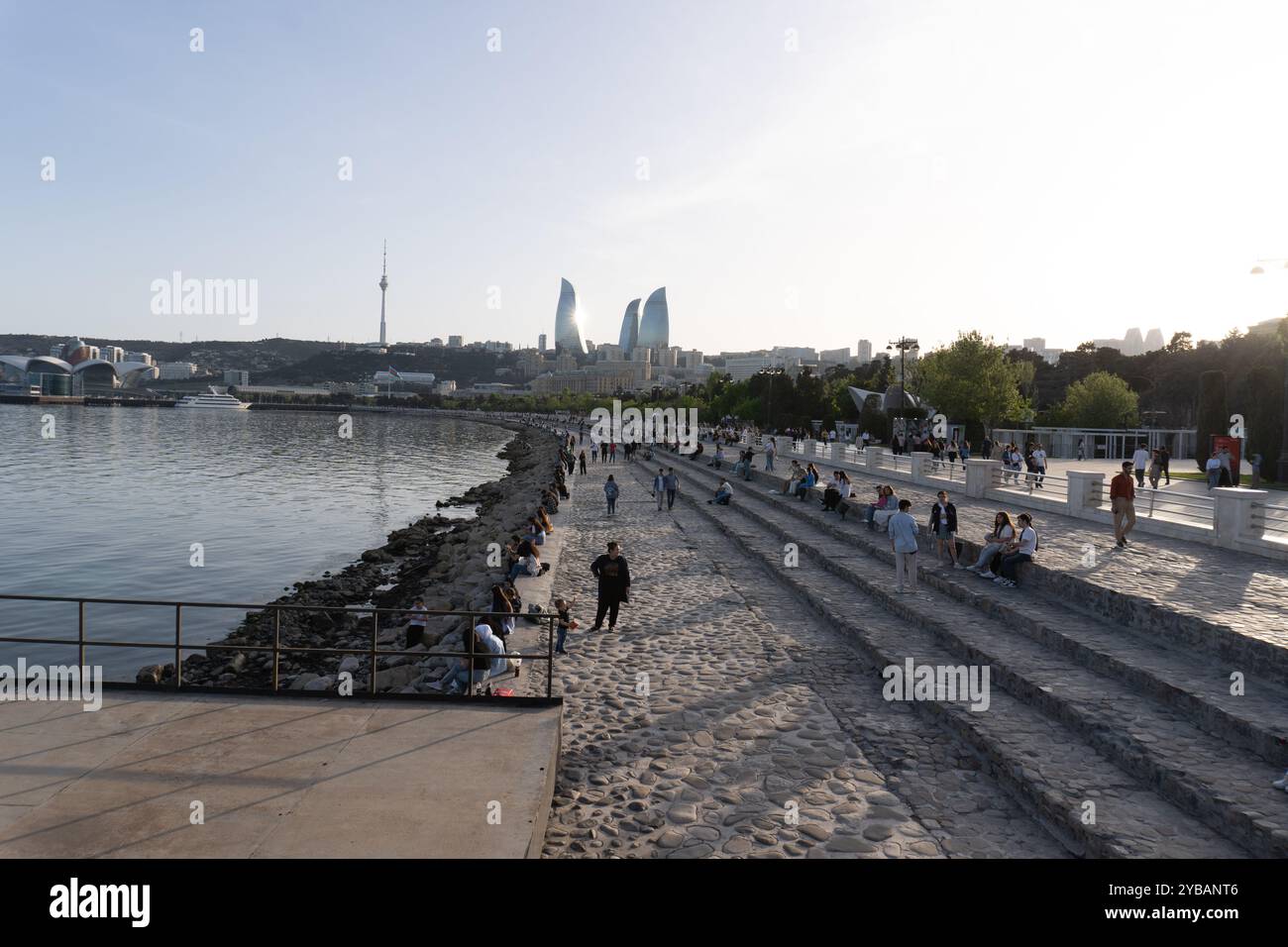 Baku Boulevard. 2024. Foto Stock