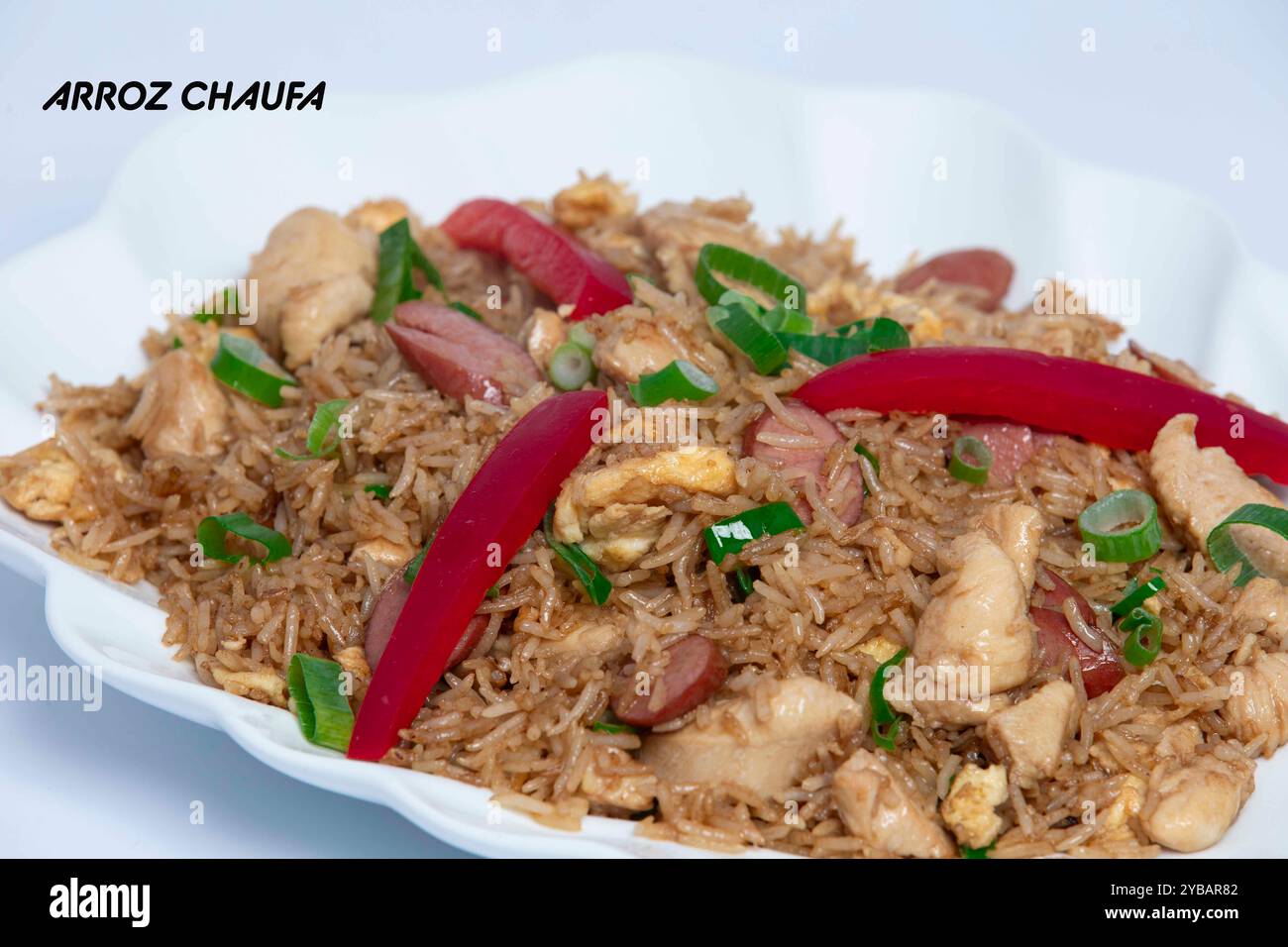 comida Peruana Foto Stock
