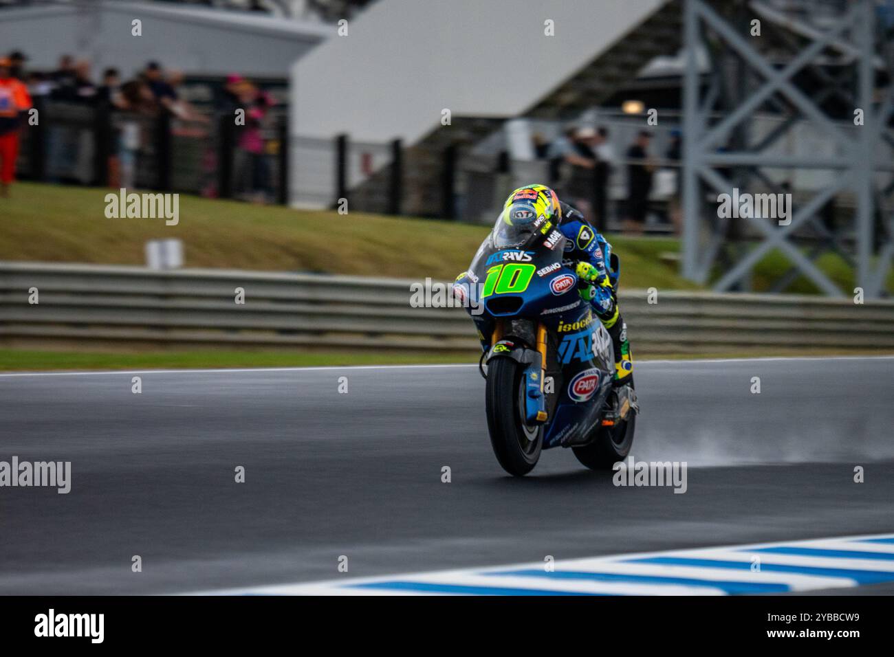 Phillip Island, Victoria, Australia. 18 ottobre 2024. Durante il venerdì al Qatar Airways Australian Motorcycle Grand Prix 2024. (Credit Image: © James Forrester/ZUMA Press Wire) SOLO PER USO EDITORIALE! Non per USO commerciale! Foto Stock