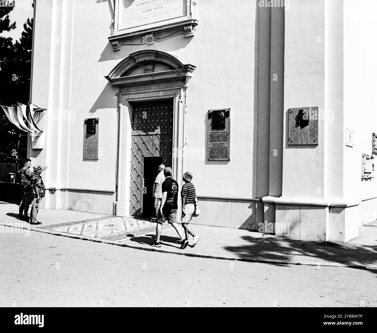 Chiesa di San Giuseppe Kahlenberg nel 19° distretto di Vienna, parte della Wienerwald (boschi viennesi), Vienna Austria. Foto Stock