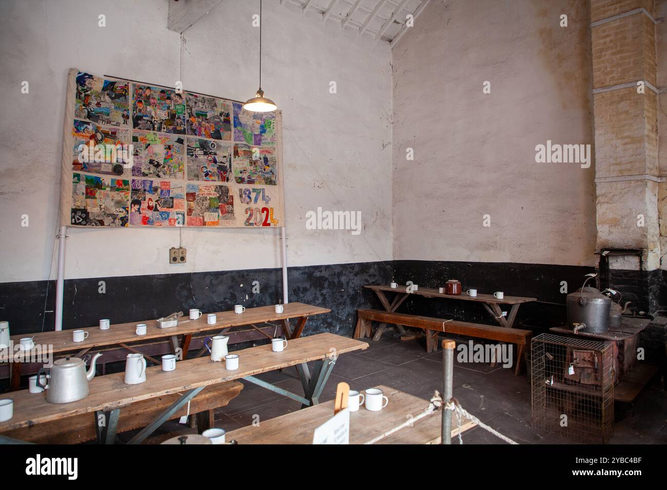 National Slate Museum di Llanberis, Galles del Nord Foto Stock