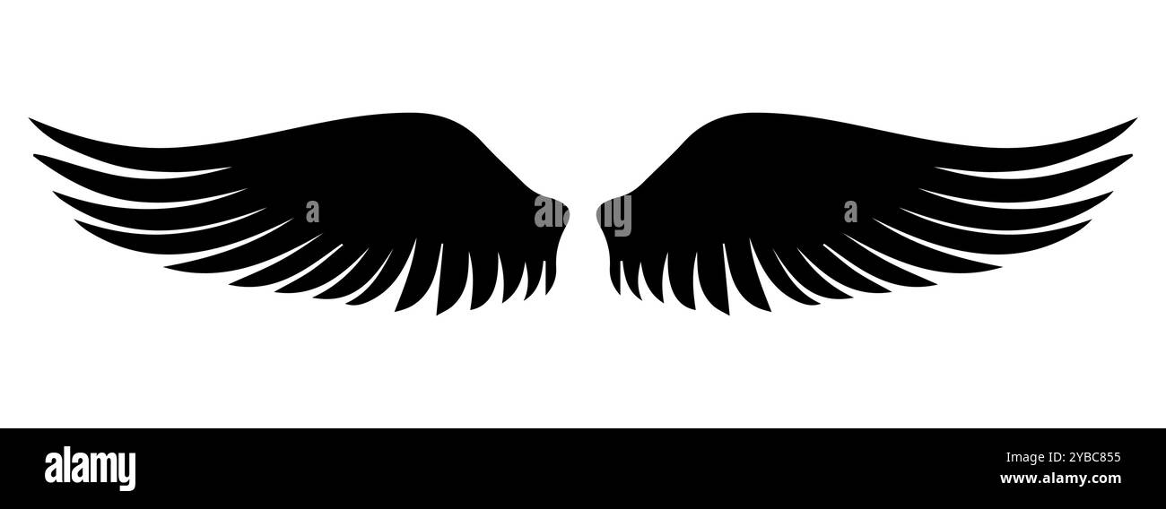 Icona Angel Wings. Illustrazione vettoriale Illustrazione Vettoriale