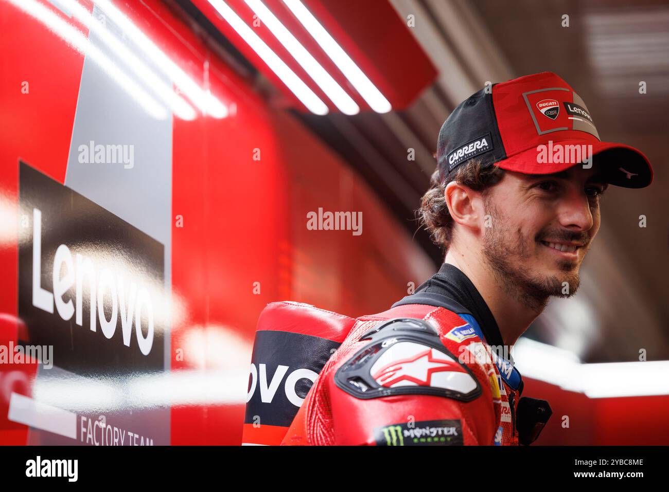 Phillip Island, Australia. 18 ottobre 2024. Phillip Island, 18 ottobre 2024: Francesco Bagnaia (ITA) del Ducati Lenovo Team durante il MotoGP australiano 2024. Alamy Live News/corleve credito: Corleve/Alamy Live News Foto Stock