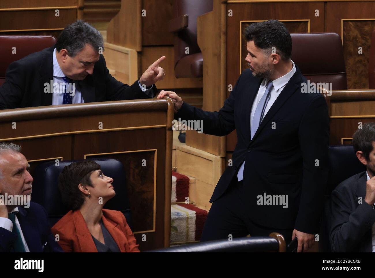 Madrid, 10/09/2024. Congresso dei deputati. Sessione plenaria. Presenza del presidente del governo e successiva sessione di controllo. Foto: Jaime García. ARCHDC. Crediti: Album / Archivo ABC / Jaime García Foto Stock