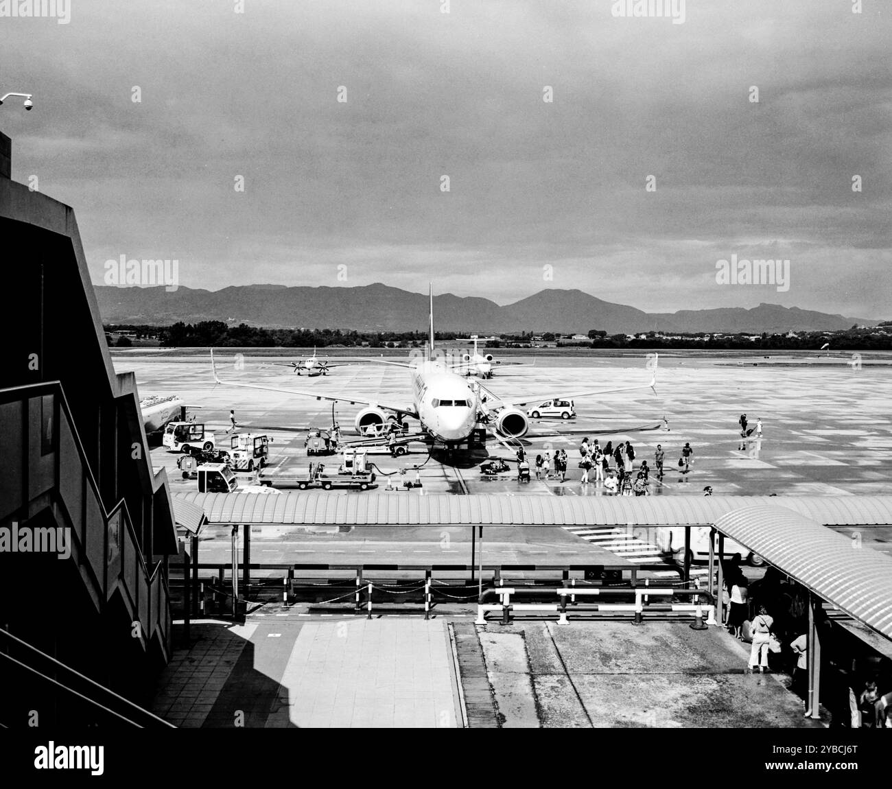 Aeroporto di Girona, Catalogna, Spagna. Foto Stock