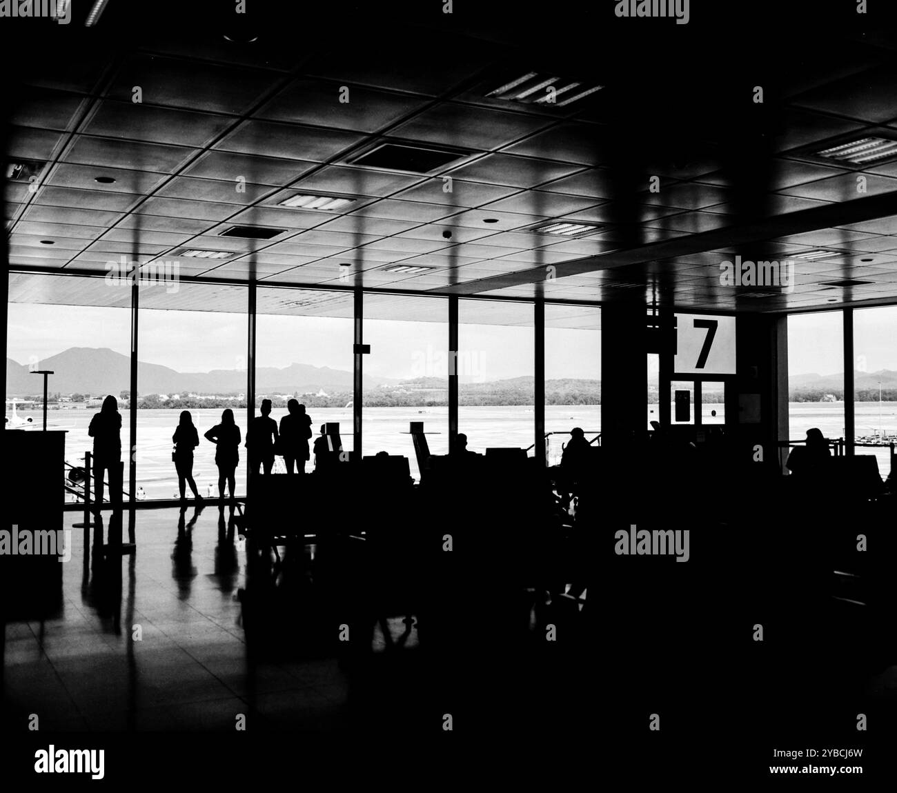 Aeroporto di Girona, Catalogna, Spagna. Foto Stock