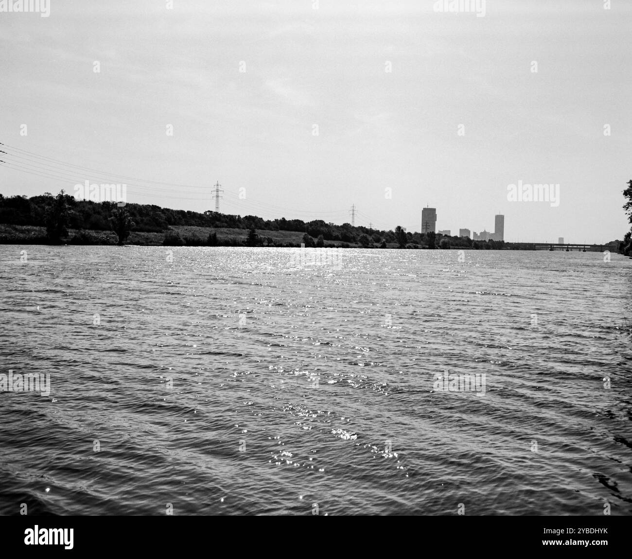 Nuovo Danubio, Vienna Foto Stock