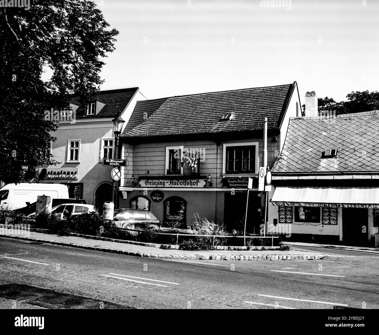 Cafe Rudolfshof, Grinzing, Vienna, Austria. Foto Stock