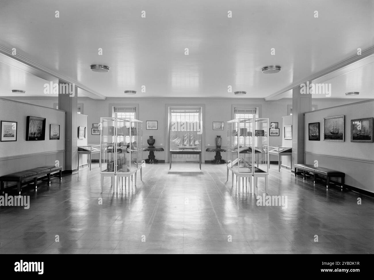 Franklin Delano Roosevelt Library, Hyde Park, New York, 1941. Foto Stock