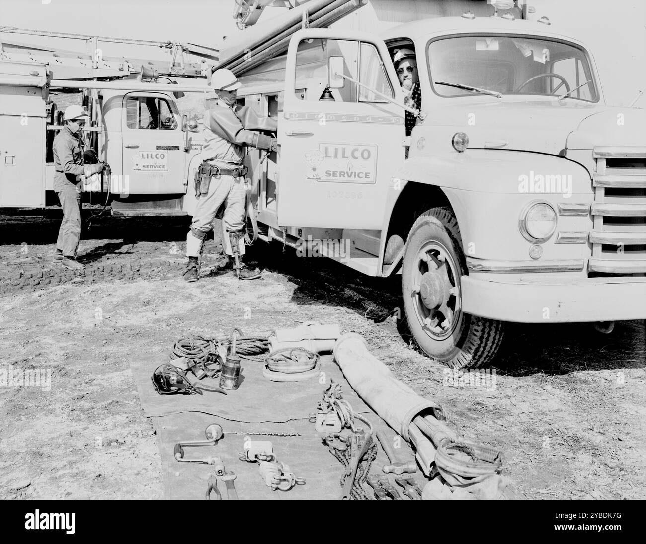 Long Island Lighting Co, 1959. Foto Stock