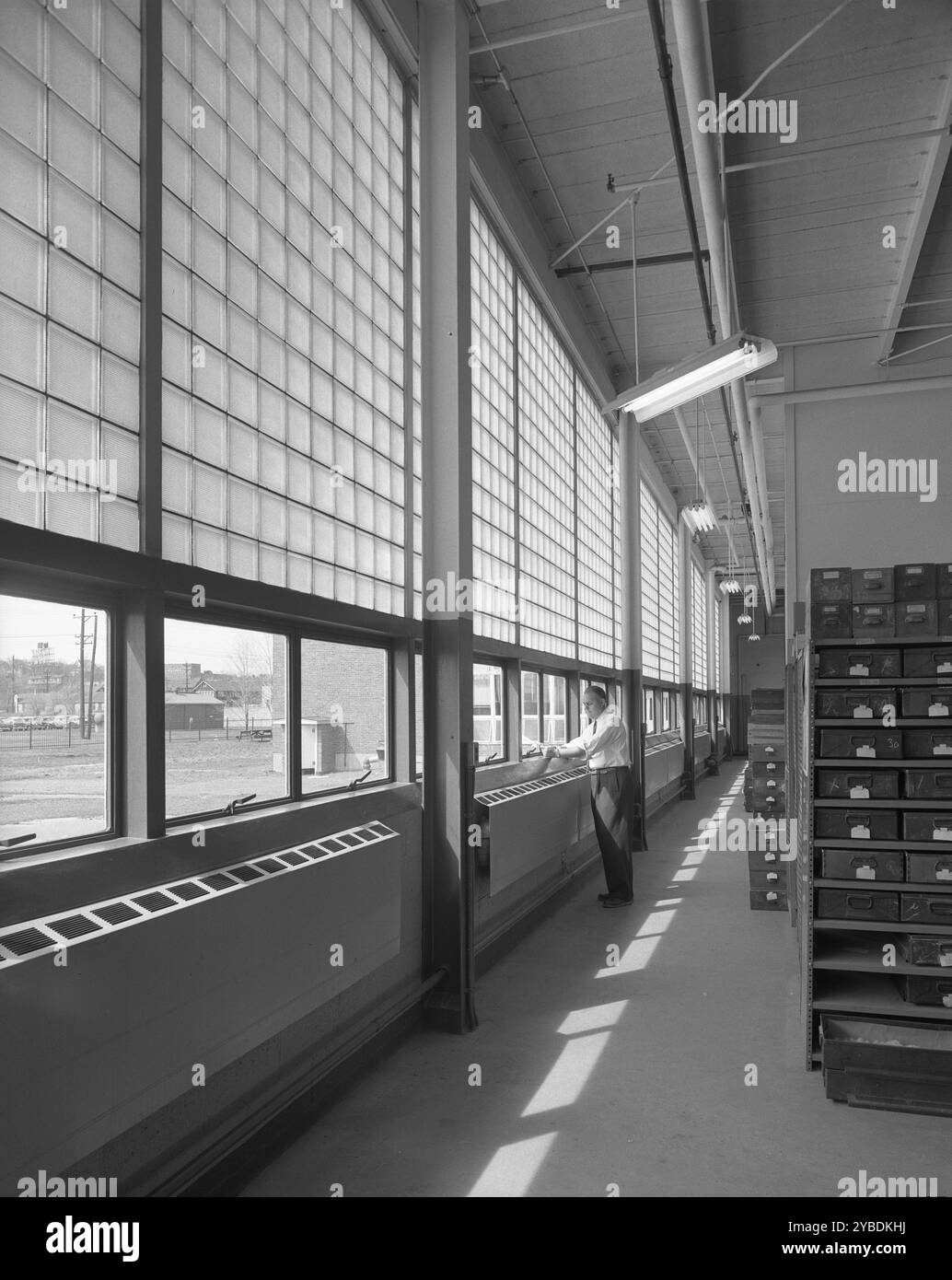 Becton Dickinson &amp; Co., Rutherford, New Jersey, 1954. Foto Stock