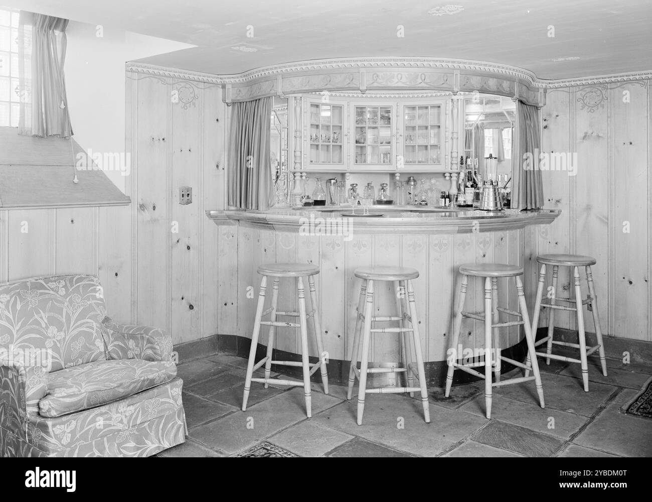 Dr. E. Hall Kline, residenza a N. Broadway, Nyack, New York, 1941. Foto Stock