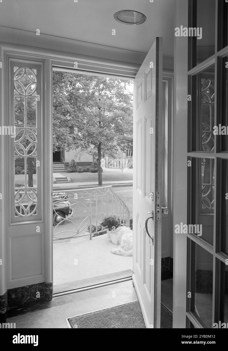 Dr. E. Hall Kline, residenza a N. Broadway, Nyack, New York, 1941. Foto Stock