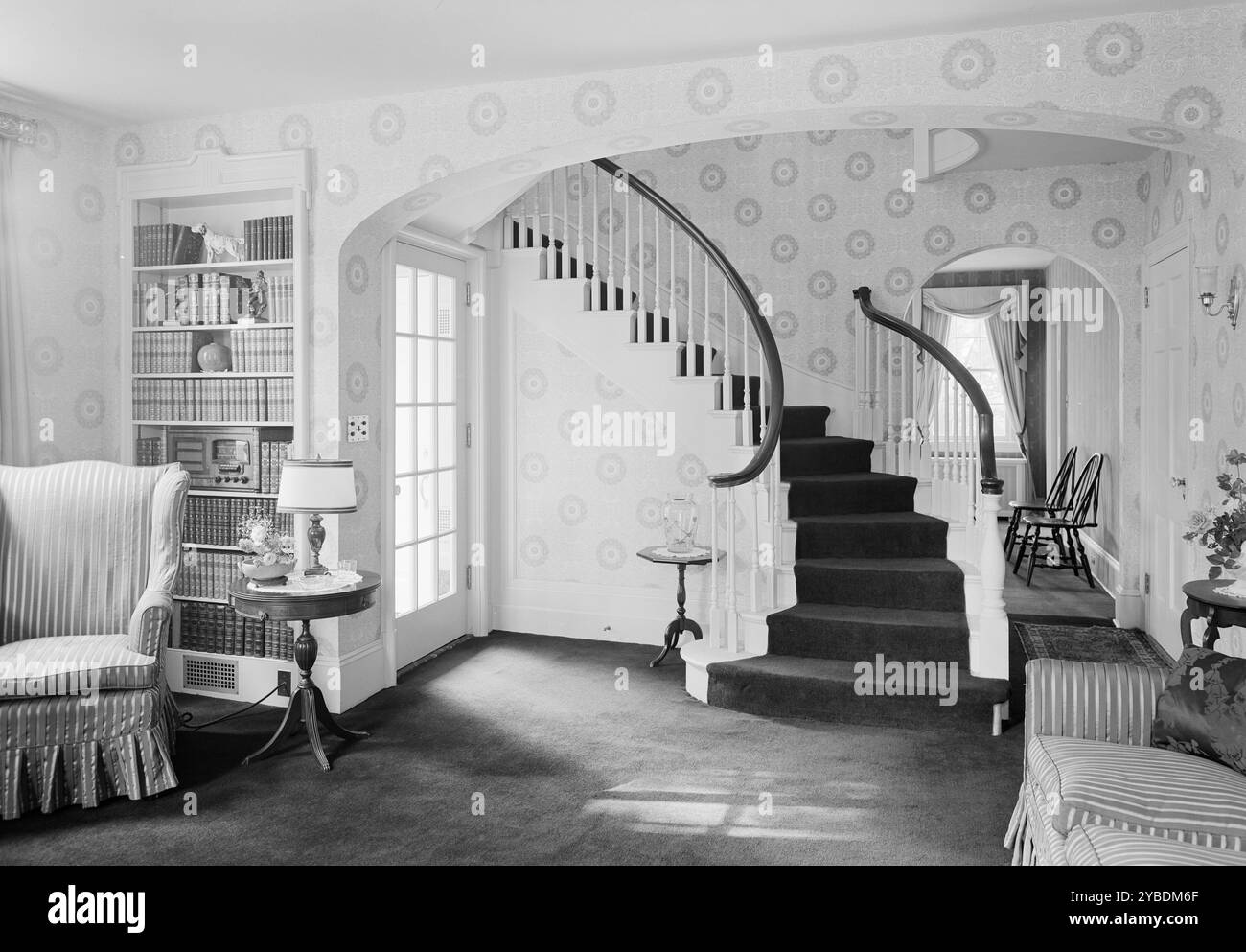 Dr. E. Hall Kline, residenza a N. Broadway, Nyack, New York, 1941. Foto Stock