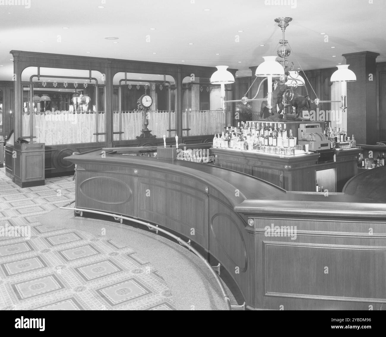 Bull and Bear, Waldorf-Astoria, 49th St. E Lexington, New York, 1960. Foto Stock