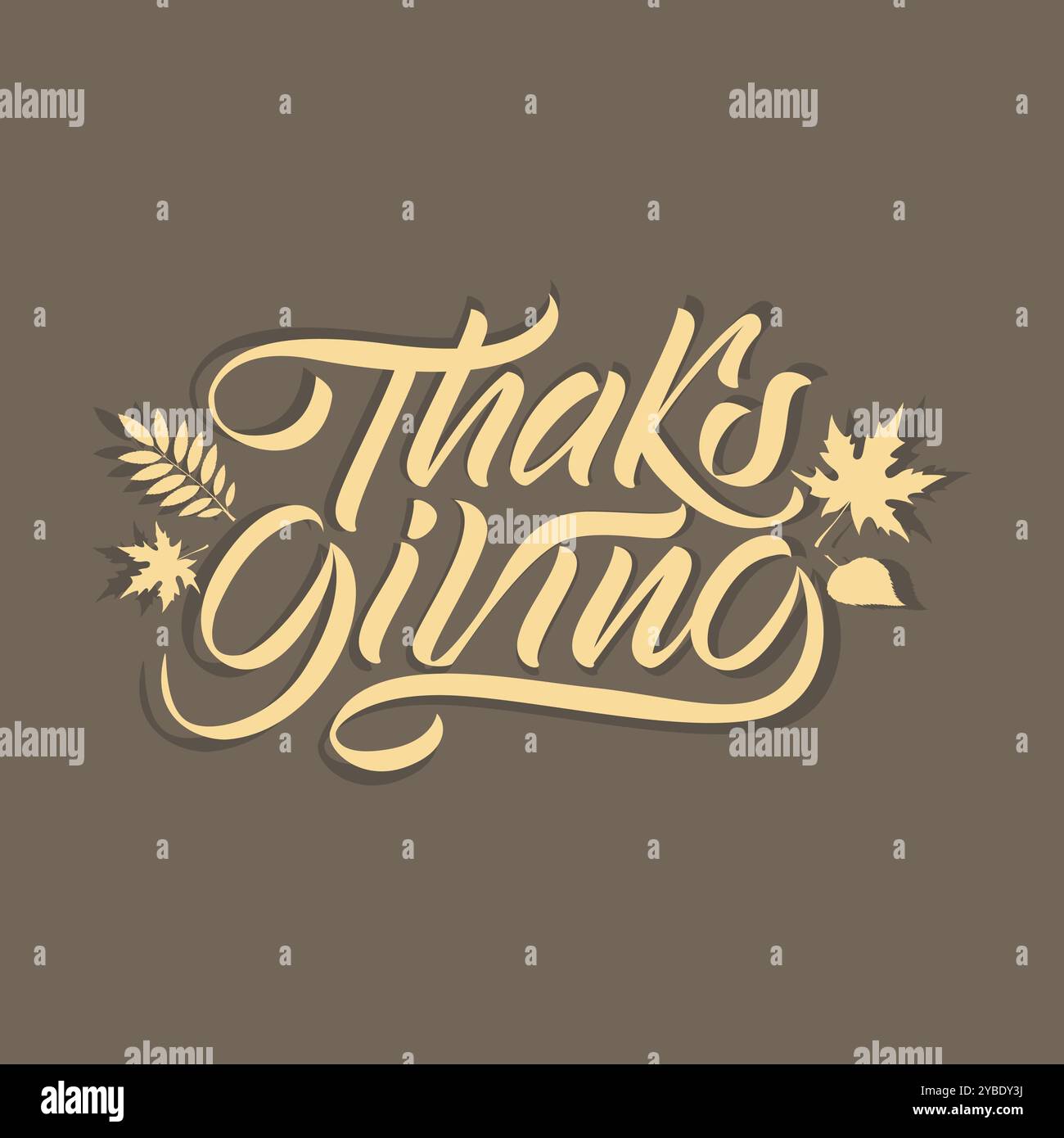 Sfondo del modello per il giorno del Ringraziamento. Buon giorno del Ringraziamento, banner modello, poster, volantino, biglietto di auguri, web design, design di stampa. Illustrazione Vettoriale