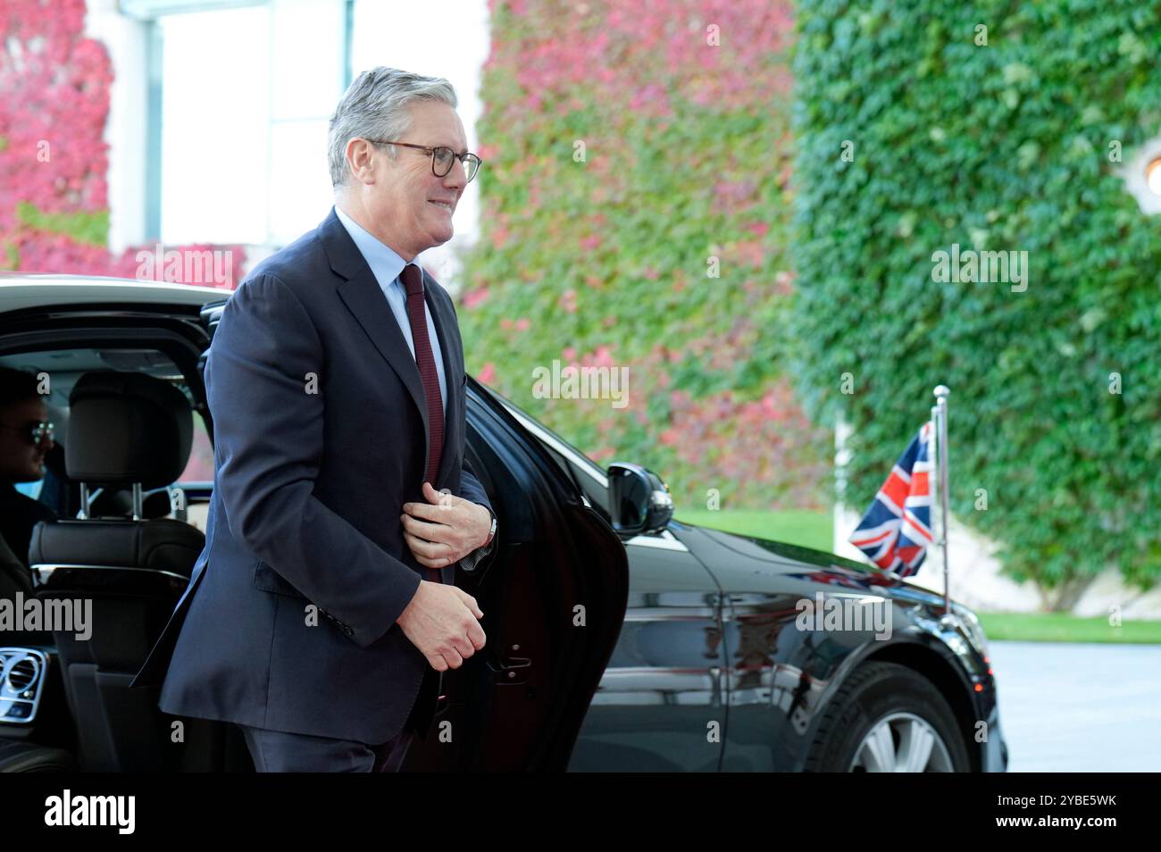Keir Starmer bei der Ankunft zum QUAD Treffen anlässlich des Besuchs des amerikanischen Präsidenten Joe Biden im Bundeskanzleramt. Berlino, 18.10.2024 Foto Stock